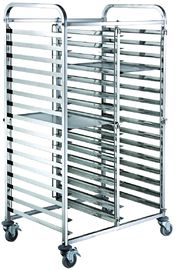 Mobile Commercial Hotel Equipment Bakery Tray Rack Trolley Stainless Steel Food Trolley