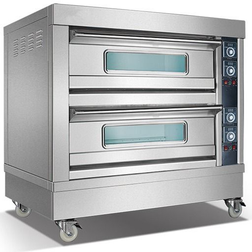 2 Deck 4 Pan Baker Electric Oven Commercial Electric Bread Oven Frees