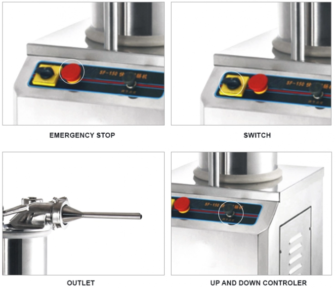 Rapid Commercial Sausage Making Machine Sausage Filler Sausage Stuffer