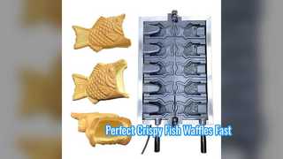 Commercial Fish Shaped Waffle Maker for Your Cafe