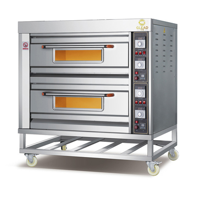 Commercial 16 Pizza 5 Burner Gas Stove With Guards Saj Wood Painting Liners Speed Oven