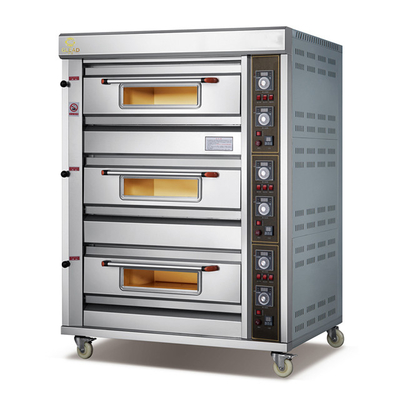 Digital Control Commercial Baking Equipment Porcelain Mini Bakery Mobile Pizza Smoker Baking Cake Bread Oven Machine