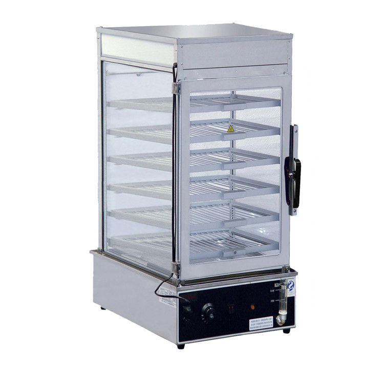 Electric Bun Steamer Steam Food Display Steamer Stainless Steal