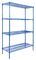 3.5mm Commercial Polymer Shelving Plastic Stainless Steel Chromed Plated With Powder Coated Wire Shelf