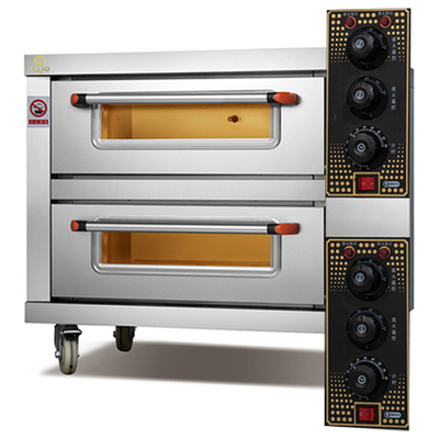 110v Commercial Baking Equipment 3 Deck 6 Trays Outdoor Propane 500 Degree Electric Gas Baking Oven
