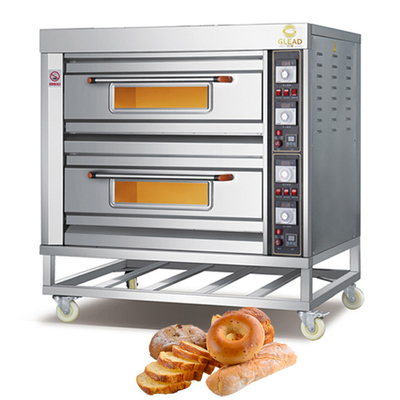 Commercial 16 Pizza 5 Burner Gas Stove With Guards Saj Wood Painting Liners Speed Oven