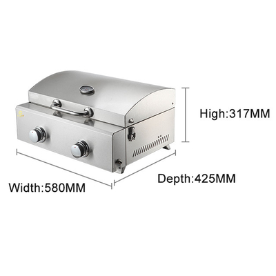 Kitchen Conveyor 6 Burner Gas Cooke Stove For Pizza Bakery Home Silicone Gloves Grill And Oven