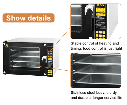 Convection 4 Plate Electric Stove Hot Air Ovens Digital control For Mini Mincrowave Pizza Brush