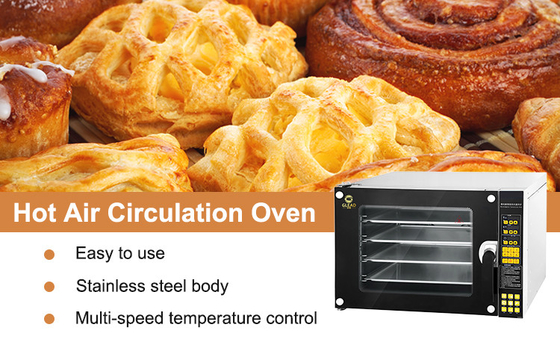 Convection 4 Plate Electric Stove Hot Air Ovens Digital control For Mini Mincrowave Pizza Brush