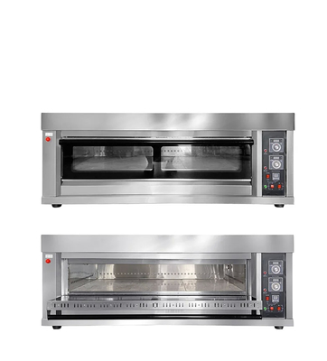 Commercial Gas Baking Oven Large Capacity Pizza Bakery Equipment 220/160 R/min Rod Speed