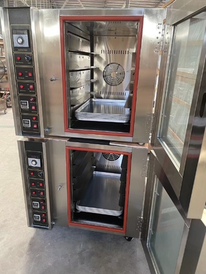 5 Tray Stainless Steel Color Commercial Baking Oven Convection Oven  Electric/Gas Heating Device