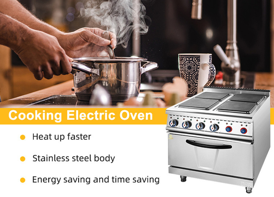 6-Hot Plate Cooker with Oven/cabinet   NG/LPG Power Supply/380V/50-60Hz