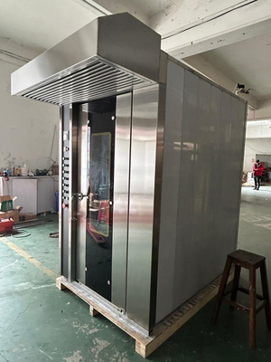 16 Tray Gas Commercial Bakery Oven Rotary Oven Easy Operation with 380V/50Hz Voltage