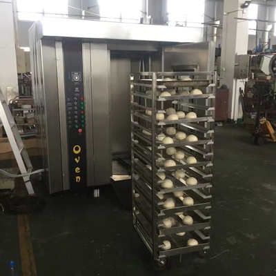 Pizza and Bread Baking Machine Stainless Steel 380V Electric Rotary Oven Productivity