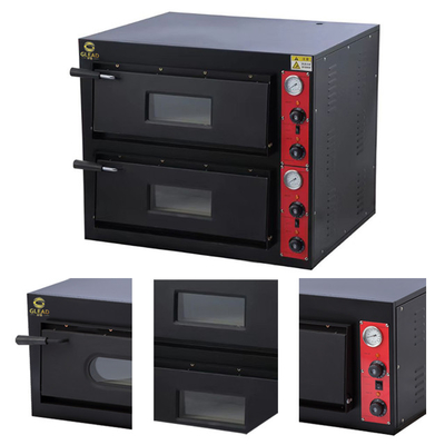 Stainless Steel PZ-02 Bakery Oven 8.4kw Commercial Baking Equipment for Pizza and Bread