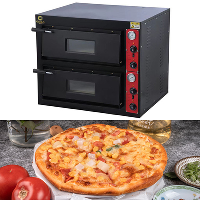 Stainless Steel PZ-02 Bakery Oven 8.4kw Commercial Baking Equipment for Pizza and Bread