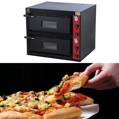 Stainless Steel PZ-02 Bakery Oven 8.4kw Commercial Baking Equipment for Pizza and Bread