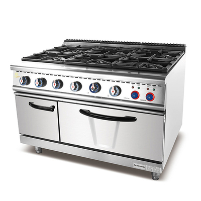 Capacity Gas Connection Restaurant Cooking Equipment 176kg Stainless Steel NG/LPG