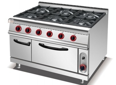 Stainless Steel GL-RS-6 Cooking Equipment NG/LPG 3.95/5.66Kg/h Gas Consumption
