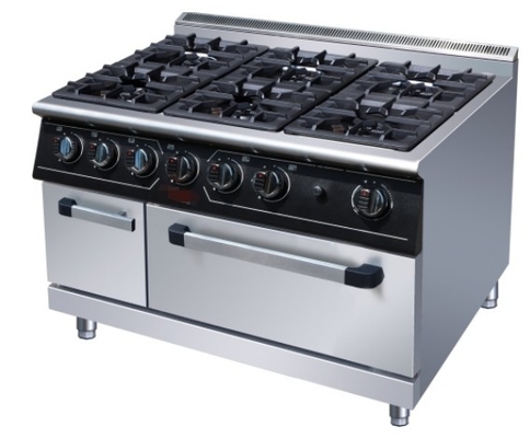 Stainless Steel GL-RS-6 Cooking Equipment NG/LPG 3.95/5.66Kg/h Gas Consumption
