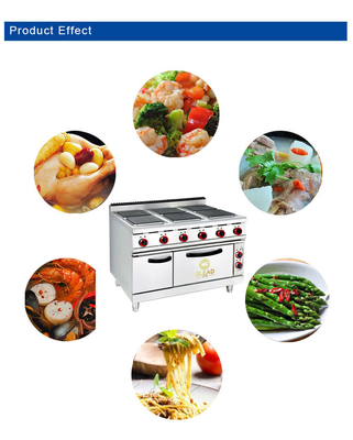 Electric Restaurant Cooking Equipment 29KW Power Stainless Steel GL-TT-6 Model