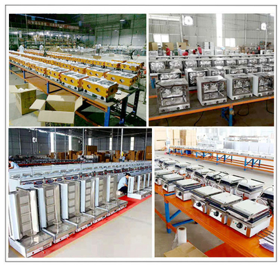 Electric Restaurant Cooking Equipment 29KW Power Stainless Steel GL-TT-6 Model