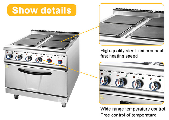 Commercial Stainless Steel 21KW Electric Restaurant Cooking Equipment