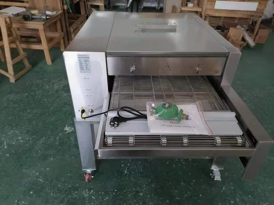 Power Professional Pizza Oven Marble Base Gas Commercial Baking Oven