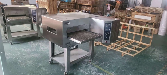 LPG Baking Pizza Oven 3N-380V/50Hz Commercial Equipment with Marble Base