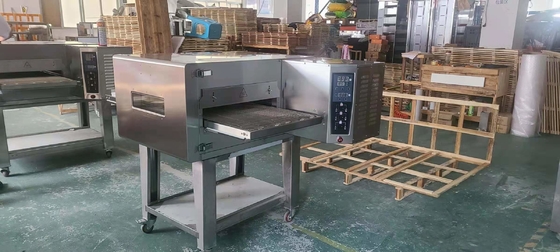 LPG Baking Pizza Oven 3N-380V/50Hz Commercial Equipment with Marble Base