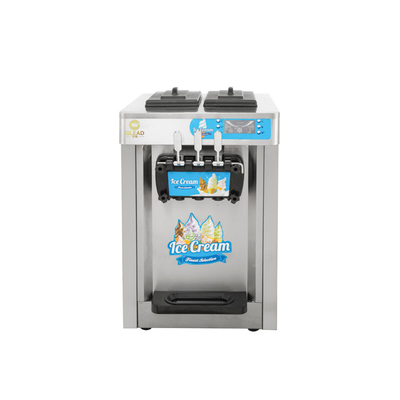 Efficiency Electric Commercial Ice Cream Machine 16-18L/H Refrigerant 1.5KW Power