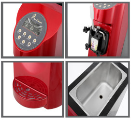Electric Commercial Ice Cream Machine with Stainless Steel 1.5KW Power Food Grade Steel Tanks
