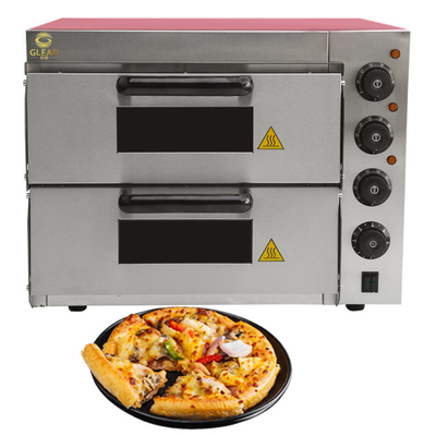 3kw Electric Pizza Baking Oven Commercial Equipment with Marble/Stainless Steel Base