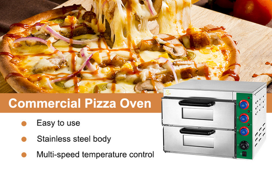 Electric Commercial Bakery Kitchen Equipment with Inner Size 400*400*150mm*2decks