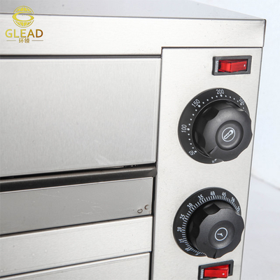Capacity Electric Pizza Oven 16 Inches Baking Equipment 2460W 220V/50Hz