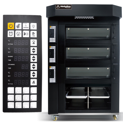 Electric Commercial Baking Pizza Oven 6-Tray Capacity 20.7kw Power 380V Voltage