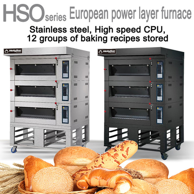 Efficiency Electric Pizza Baking Oven 20.7kw 380V Commercial Kitchen Equipment