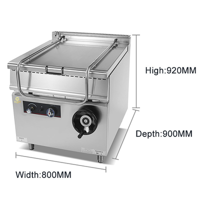 80L GL-RS Restaurant Cooking Equipment with Gas Consumption LPG/NG 1.76/2.2Kg/h