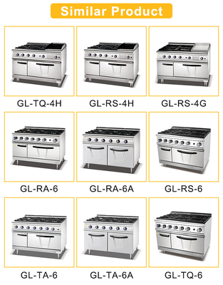 80L GL-RS Restaurant Cooking Equipment with Gas Consumption LPG/NG 1.76/2.2Kg/h