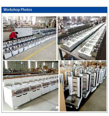 Gas Cooking Equipment for Gas Consumption LPG/NG 1.58/2.28Kg/h