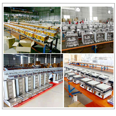 Gas Cooking Equipment for Gas Consumption LPG/NG 1.58/2.28Kg/h