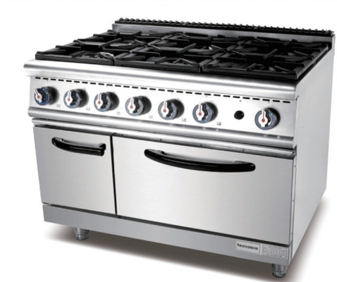 Standing Gas Cooker for Fry 220V Gas Source Commercial Kitchen Cooking Equipment 30kg Weight