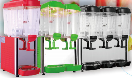 220V/50HZ Voltage Commercial Juice Dispenser Equipment with Standards