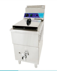 Stainless Steel Gas Fryer Fry Kitchen Cooking Equipment with 100-300.C Temperature Range