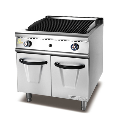 Stainless Steel Gas Grill With Cabinet 1.2/1.76Kg/h Gas Consumption For Quick Service Restaurants