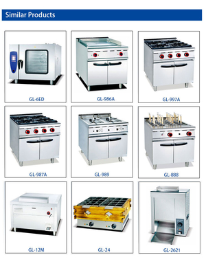 126Kg Stainless Steel Gas Grill With Cabinet LPG/NG Connection R13/4 Efficiency Model GL RH