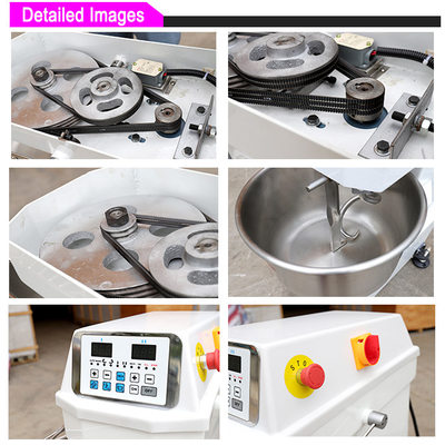 260L 380V 50HZ 3 Phase 11.2kw Electric Spiral Mixer For Volume Dough Mixing