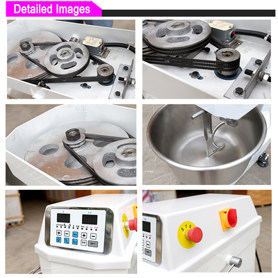 Commercial 260Litres Electric Spiral Mixer For Dough Mixing With 11.2kw Power