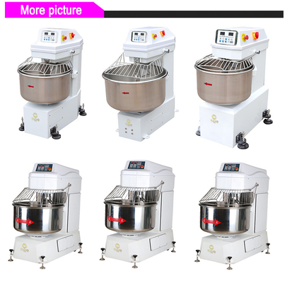 Commercial 260Litres Electric Spiral Mixer For Dough Mixing With 11.2kw Power