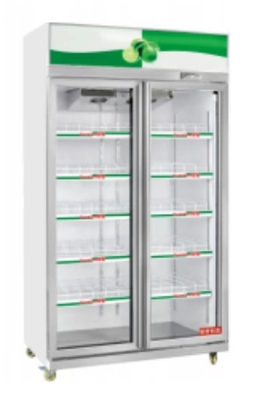 Direct Cooling By Wind Commercial Display Cabinets Equipment for Shops 1.5kw/24h